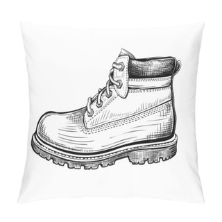 Personality  Boot Shoe Sketch3 Pillow Covers