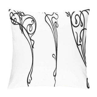 Personality  Architectural Corners In Style Of Art Nouveau Pillow Covers