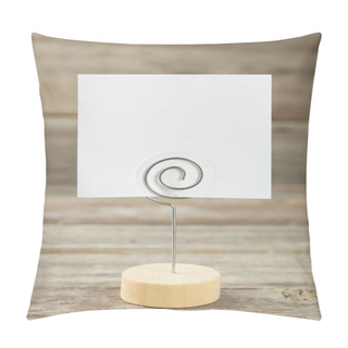 Personality  White Note Paper On A Holder Pillow Covers