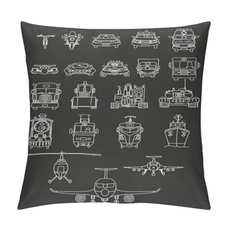 Personality  Front Of The Cars And Other Vehicles. Pillow Covers