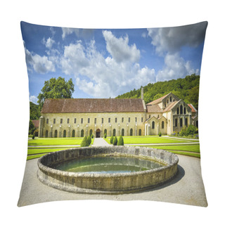 Personality  Abbey Of Fontenay, Burgundy, France. Pillow Covers