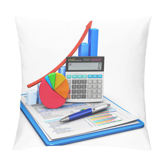 Personality  Finance And Accounting Concept Pillow Covers