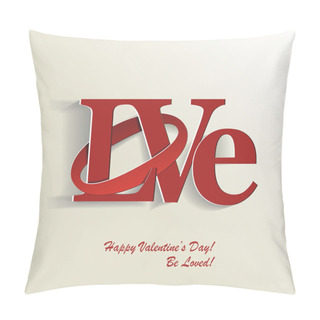 Personality  Lettering LOVE. Pillow Covers