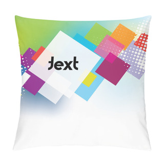 Personality  Colorful Squares Design Pillow Covers