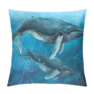 Personality  Whales Pillow Covers