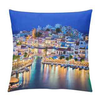 Personality  Agios Nikolaos, Crete, Greece Pillow Covers