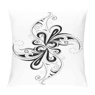 Personality  Creative Shape With Floral Elements Pillow Covers