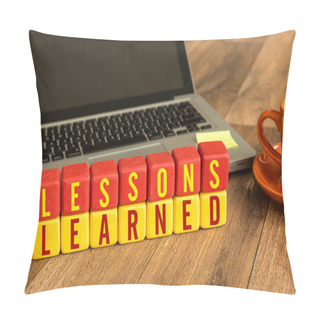 Personality  Lessons Learned Written On Cubes Pillow Covers