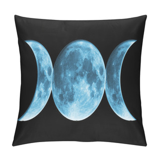 Personality  Wicca Blue Moon Pillow Covers