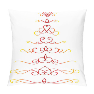 Personality  Ornamental Calligraphic Line  Pillow Covers