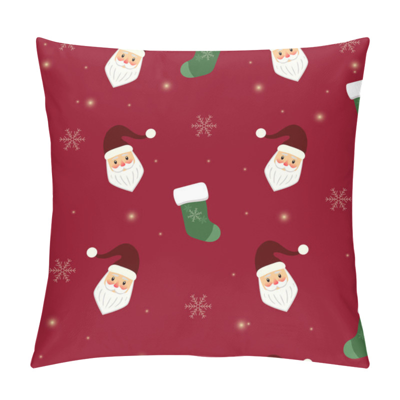 Personality  Christmas holiday seamless pattern pillow covers