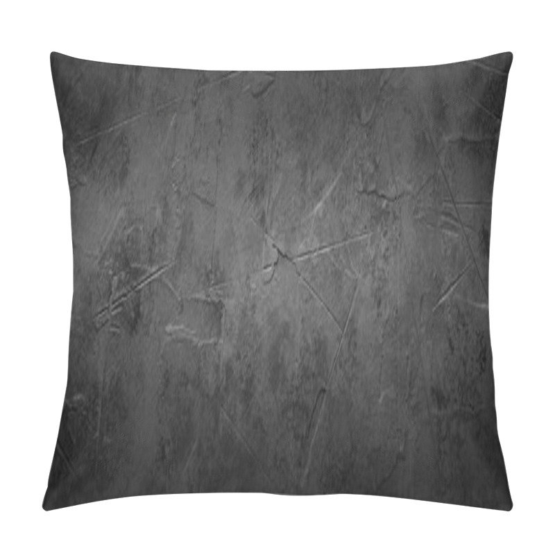 Personality  Black empty concrete stone texture pillow covers