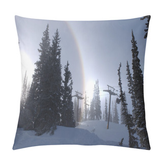 Personality  Winter Time At Alta Ski Resort, Utah Pillow Covers