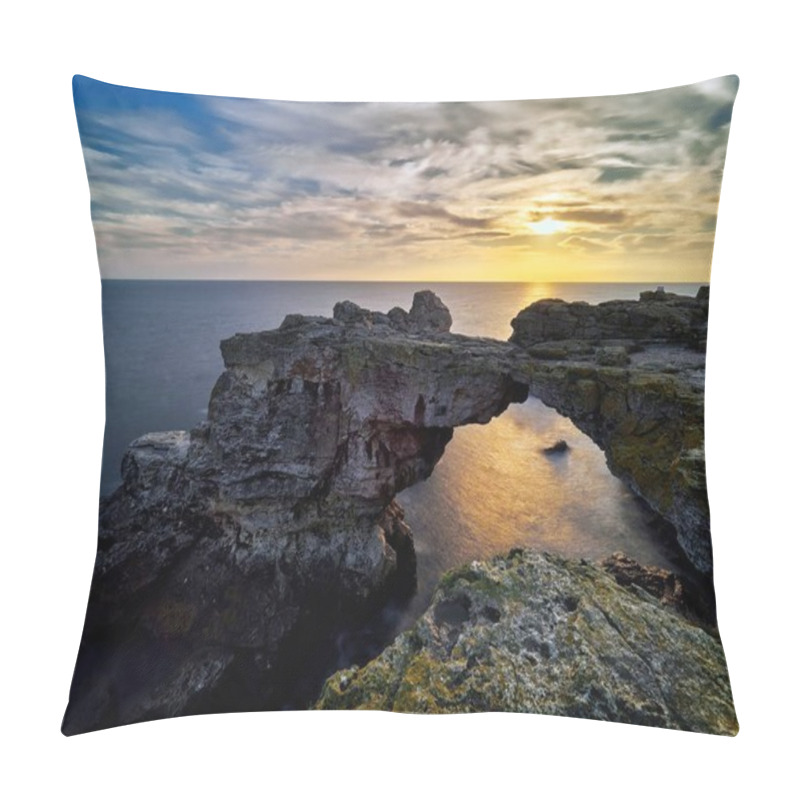 Personality  View of the Black Sea from the coast pillow covers