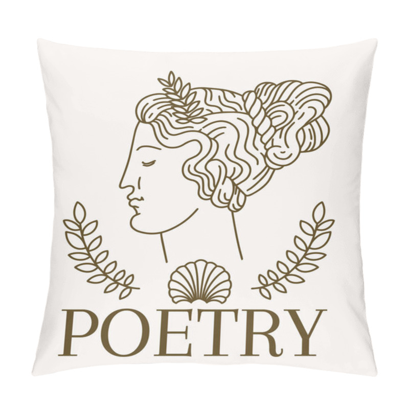 Personality  Poetry. Vector placard with hand drawn illustration isolated. Creative artwork. Template for card, poster, banner, print for t-shirt, pin, badge, patch. pillow covers