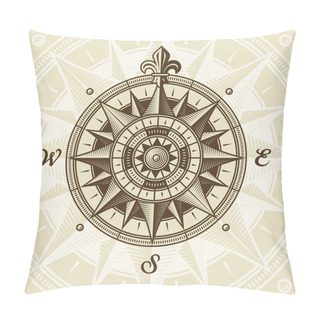 Personality  Vintage Nautical Medieval Wind Rose Pillow Covers