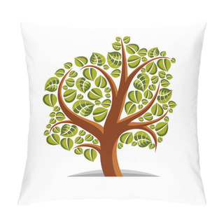 Personality  Art Tree With Green Leaves  Pillow Covers