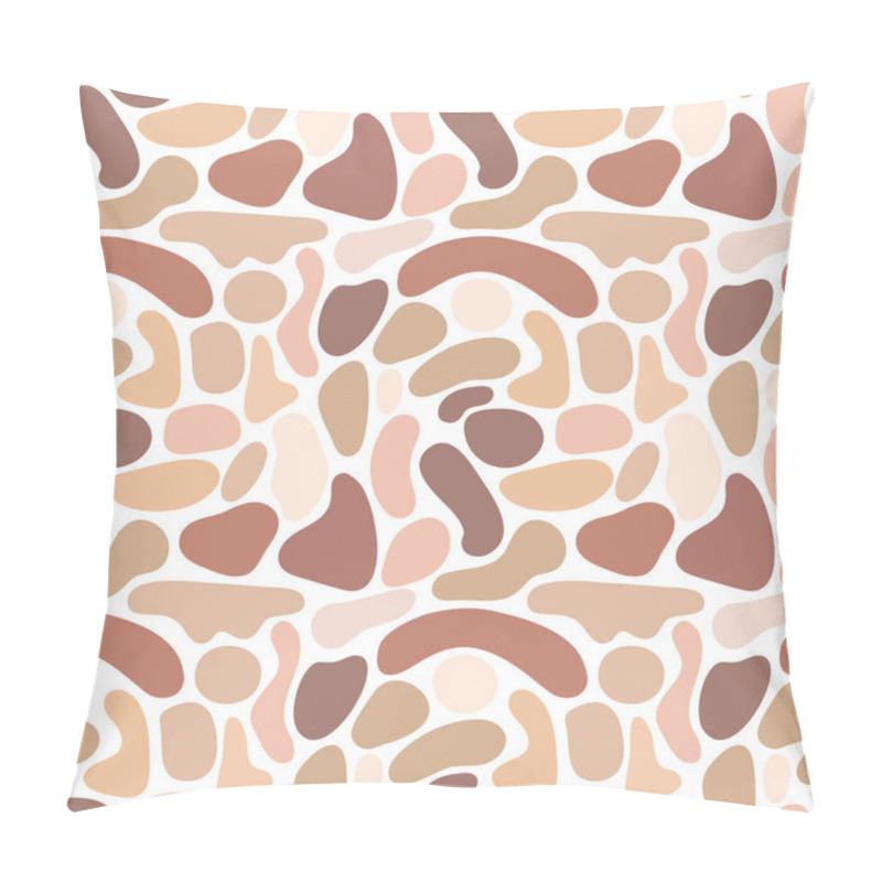 Personality  Modern Abstract Pattern With Spots, Natural Shapes, Ovals, In Trendy Colors  Pillow Covers