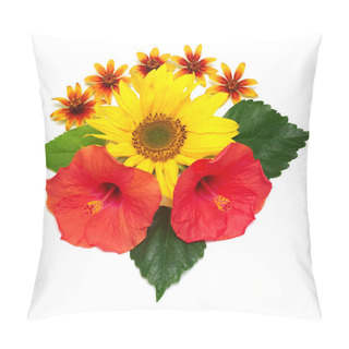Personality  Bouquet Of Bright Flowers  Pillow Covers