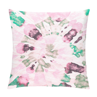 Personality  Tie Dye Spiral Background. Pillow Covers
