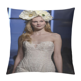 Personality  Model At Iness Di Santo Show Pillow Covers
