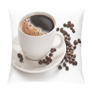 Personality  Coffee Cup And Beans Pillow Covers