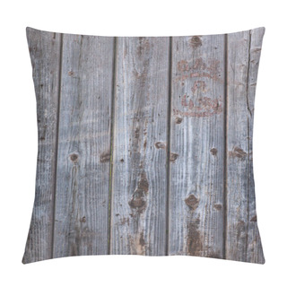 Personality  Vertical Texture Of Old Wooden Boards Brown Pillow Covers