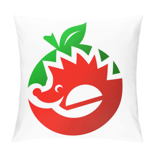 Personality  Hedgehog And Apple  Logo Pillow Covers