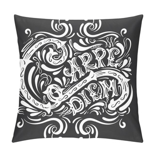 Personality  Vector Typographical Background With Unique Lettering Pillow Covers