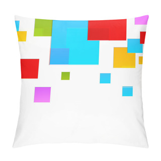 Personality  Abstract Colorful Squares Pillow Covers