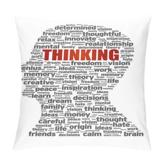 Personality  Head Silhouette Pillow Covers