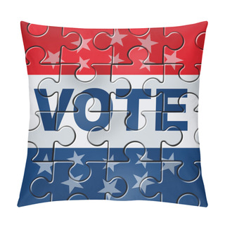 Personality  Vote And Political Organisation Pillow Covers