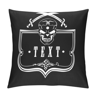 Personality  Skull Shield Pillow Covers