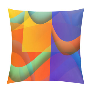 Personality  Colors Background Pillow Covers