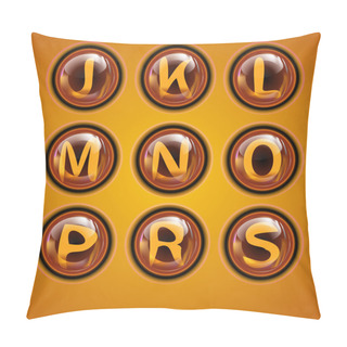Personality  Gold Letters, Vector, Education   Pillow Covers