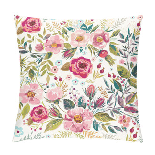 Personality  Vintage Floral Background Pillow Covers