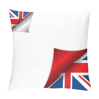 Personality  United Kingdom Country Flag Turning Page Pillow Covers