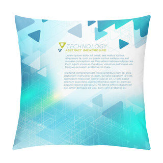 Personality  Abstract Futuristic Technology Template Pillow Covers