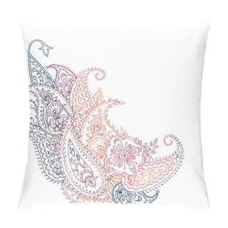 Personality  Floral Paisley Lace Border Pillow Covers
