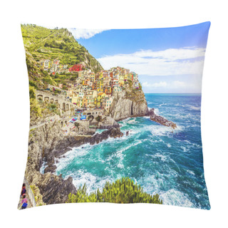 Personality  Manarola, Cinque Terre, Italy Pillow Covers