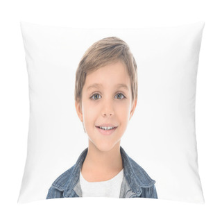 Personality  Smiling Little Boy Pillow Covers
