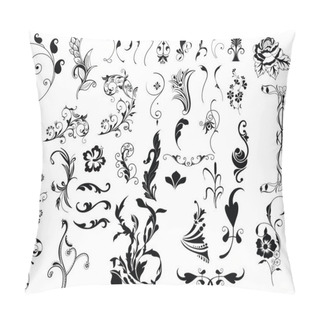 Personality  Set Of Flowers & Elements Pillow Covers