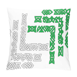 Personality  Borders And Patterns In Celtic Style Pillow Covers