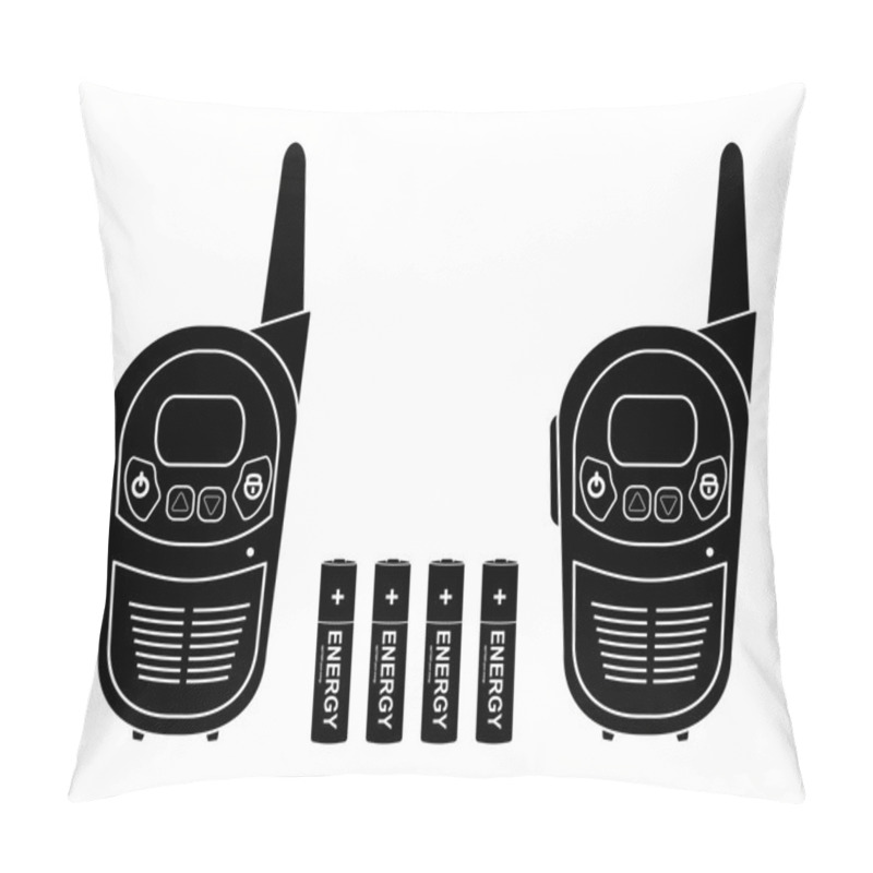 Personality  Two Travel Radio With Four Batteries Pillow Covers