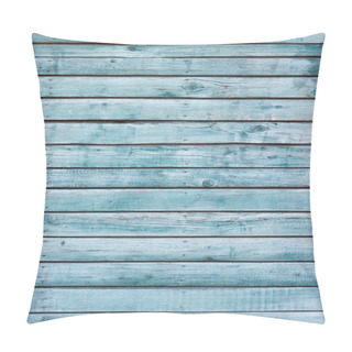 Personality  Background Blue Old Peeling Boards Pillow Covers