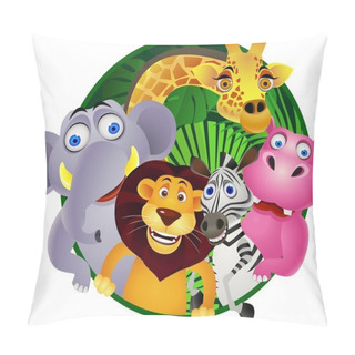Personality  Animal Cartoon Pillow Covers