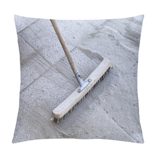 Personality  Pouring Concrete At Construction Site Pillow Covers