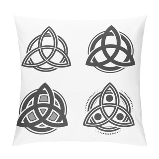 Personality  Variety Of Celtic Triquetra Set Pillow Covers