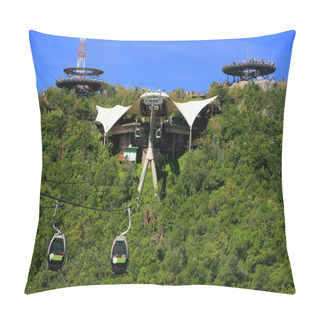 Personality  Sky Bridge Cable Car, Langkawi Island, Malaysia Pillow Covers