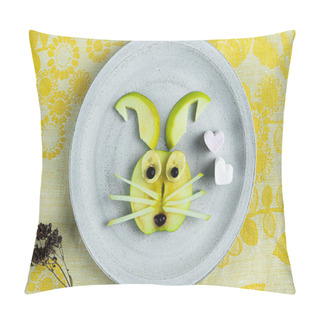 Personality  Fruit Salad For Children In The Form Of A Rabbit. Pillow Covers